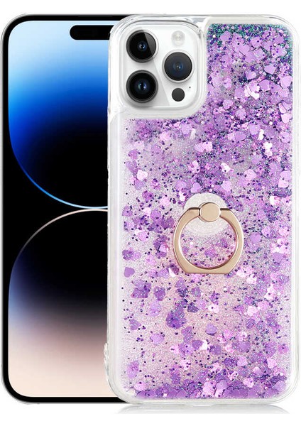 Apple iPhone 14 Pro Max Kılıf Tuva Milce Kapak-Mor