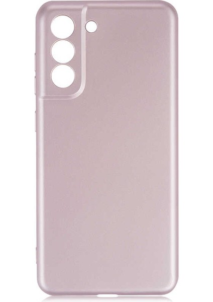 Samsung Galaxy S21 Fe Kılıf Uzrm Premier Silikon Kapak-Rose Gold