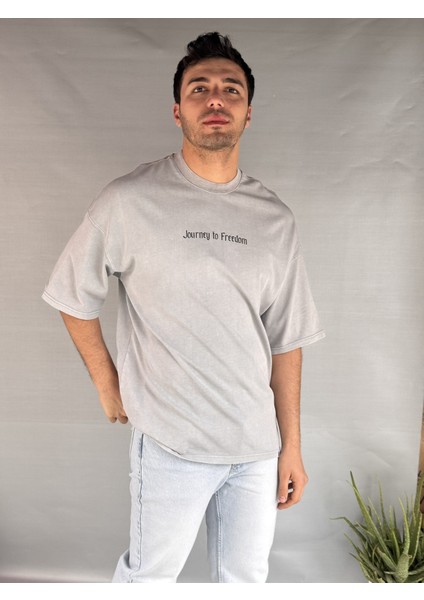 Gladyatör Yıkamalı T-Shirt
