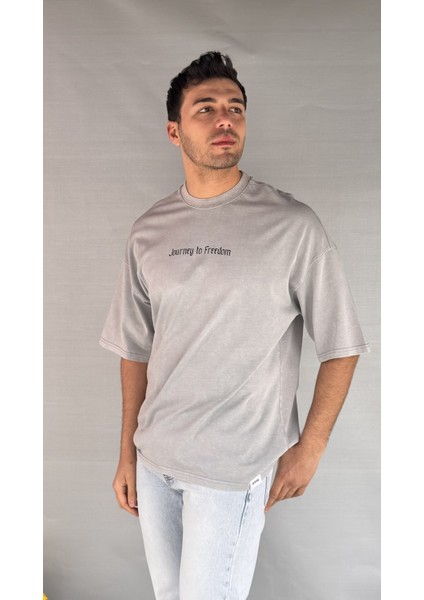 Gladyatör Yıkamalı T-Shirt