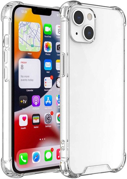 Apple iPhone 15 Plus Kılıf Tuva Nitro Anti Shock Silikon-Renksiz