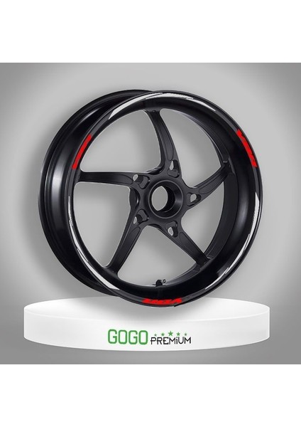 Reflektör Beyaz Yamaha Ybr Uyumlu 1 Set Jant Şeridi