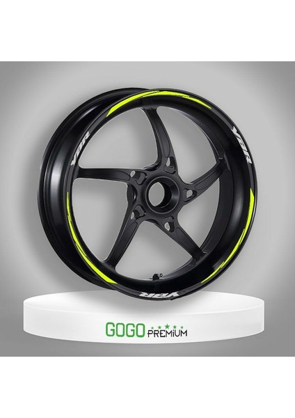 Florasan Sarı Yamaha Ybr Uyumlu 1 Set Jant Şeridi