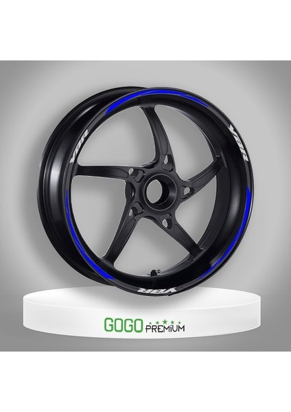 Reflektör Mavi Yamaha Ybr Uyumlu 1 Set Jant Şeridi
