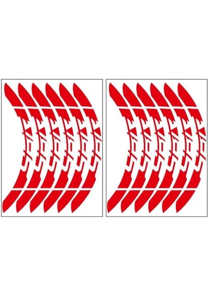 Reflektör Kırmızı Yamaha Ybr Uyumlu Büyük 1 Set Jant Şeridi