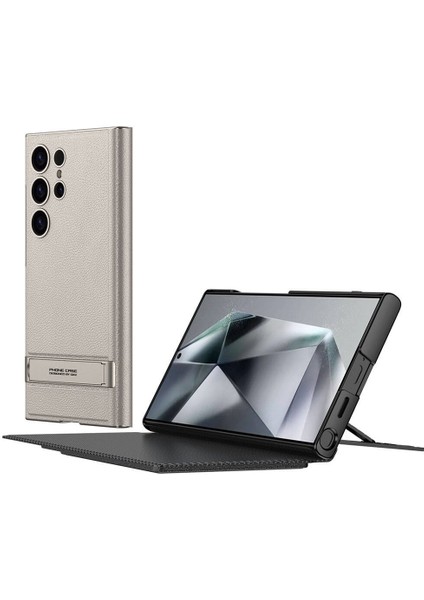 Galaxy S24 Ultra Kılıf Kamera Korumalı Suni Deri Tasarım Uzrm Droga Standlı Kartlıklı Kapaklı Kılıf- modelleri