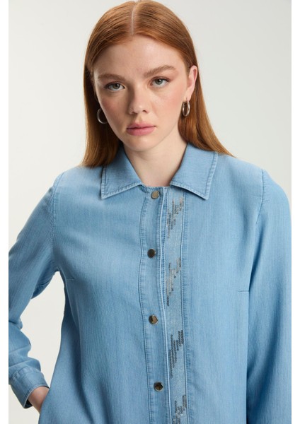 Pullu Sırt Detaylı Denim Giy Çık 0251 fiyatları