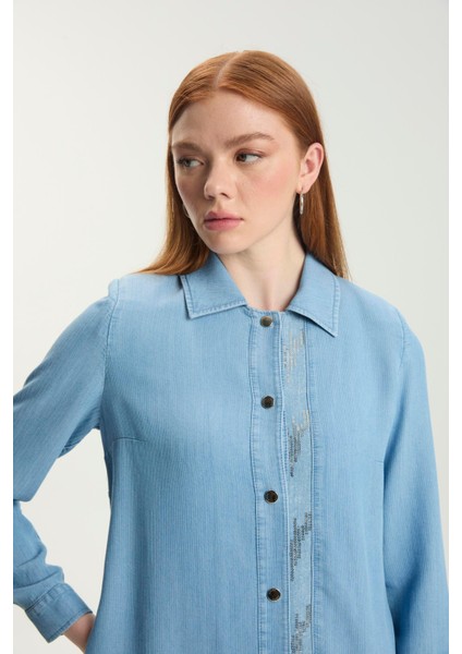 Pullu Sırt Detaylı Denim Giy Çık 0251 fırsatları