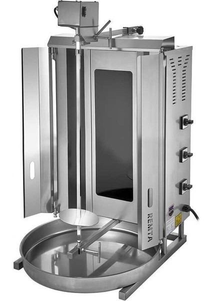 Elektrikli Üstten Motorlu Döner Ocağı (Üç Radyanlı)