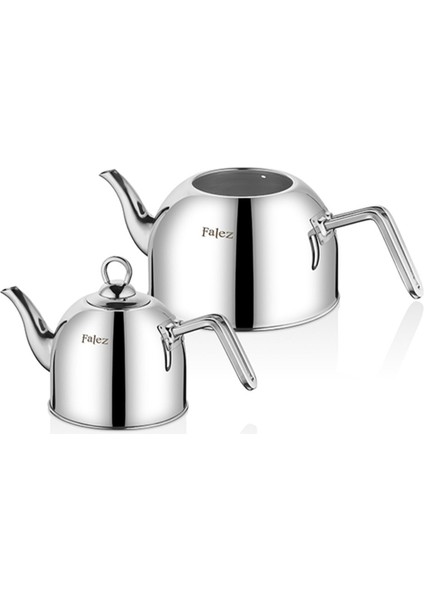 Şık orta boy dayanıklı metal çaydanlık takımı, 2L kapasite, modern tasarım fiyatları