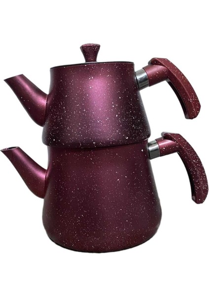 Granit Kırmızı Büyük Çaydanlık