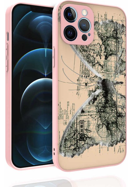Apple iPhone 12 Pro Max Uyumlu Desenli Kamera Korumalı Parlak Tuva Nora Kapak-No3