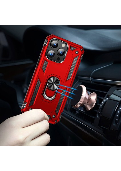 Apple iPhone 15 Pro Max Kılıf Tuva Kapak-Siyah
