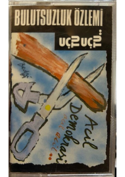 Kaset Bulutsuzluk Özlemi ‎– Uçtu Uçtu.. 1989 Baskı Kaset