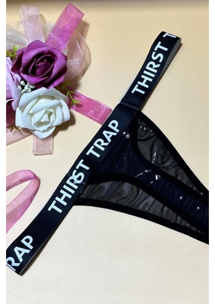 Eterelle Yazılı String Tanga