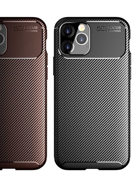 Apple iPhone 12 Pro Uyumlu Tuva Negro Silikon Kapak-Siyah