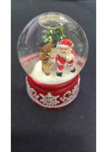 Yılbaşı Temalı Snowball 45MM Kar Küre Biblo Ev Yaşam Dekorasyon Aksesuar 1 Adet