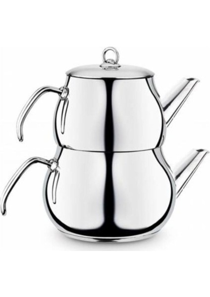 Sude Aile Metal Çaydanlık, Şık ve Dayanıklı Metalik Renk Tasarımı