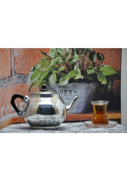 Alüminyum Semaver Üstü Demlik 1.5L, Dayanıklı ve Şık Tasarım