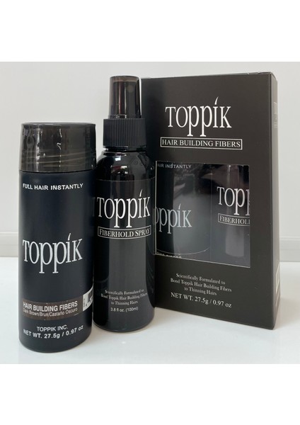 Saç Tozu koyukahve + 100 ml.sabitleyici