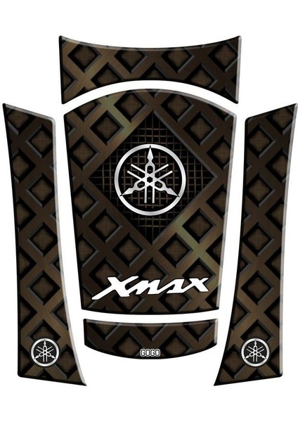 Yamaha Xmax 2018 - 2022 Uyumlu Tank Pad 004