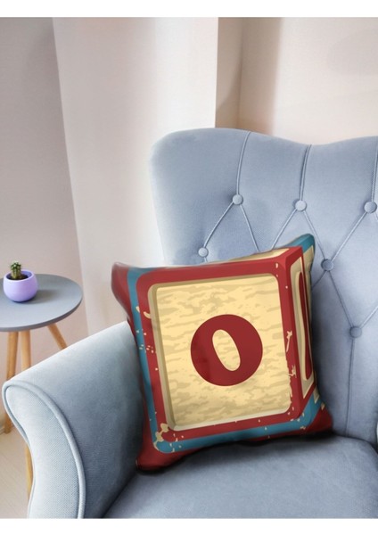Harfli Kırlent Yastık Kılıfı O Harfi fiyatları