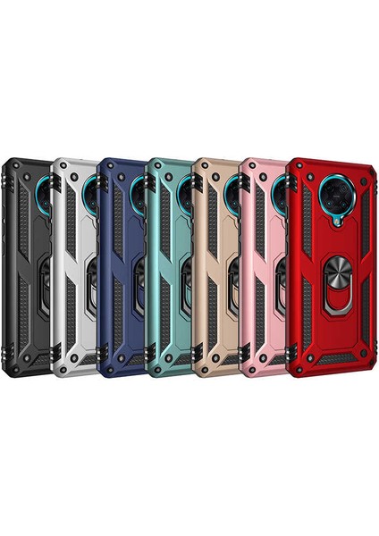 Xiaomi Poco F2 Pro Kılıf Uzrm Kapak-Mavi modelleri