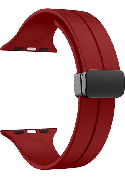 Watch Ultra 49MM Uyumlu Krd-84 Uyumlu Kordon - Turuncu