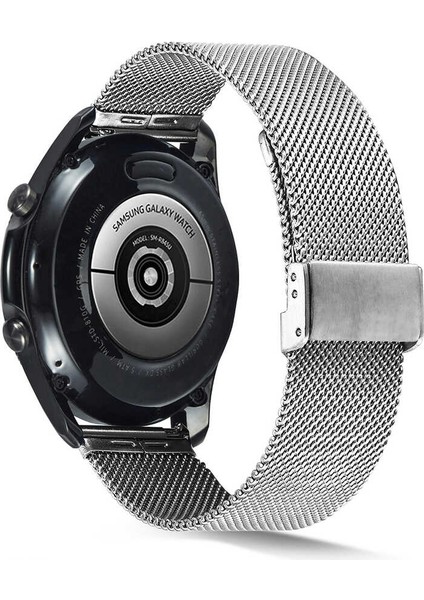 Huawei Gt2 46MM Uyumlu Krd-45 22MM Metal Kordon - Gümüş