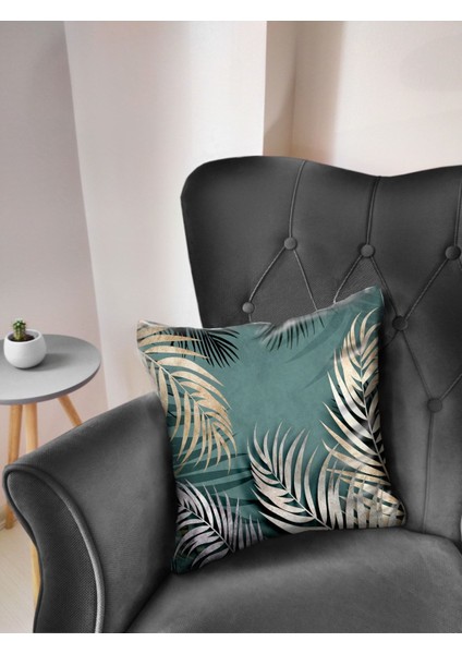 Kırlent Kılıfı Tropik Desenli Dekoratif Yastık Minder 43 x 43 fiyatları