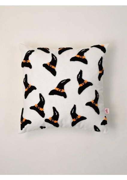 Wıtch Please! - Halloween Temalı Cadı Şapkaları Punch Kırlent Yastık Kılıfı