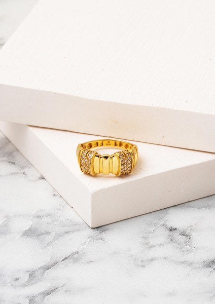 14 Ayar Altın Kadın Yüzük modelleri