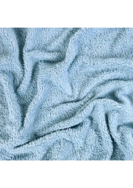 Peluş Teddy Puffy Dekoratif Yastık Kırlent Kılıfı Mavi 43 x 43 fiyatları