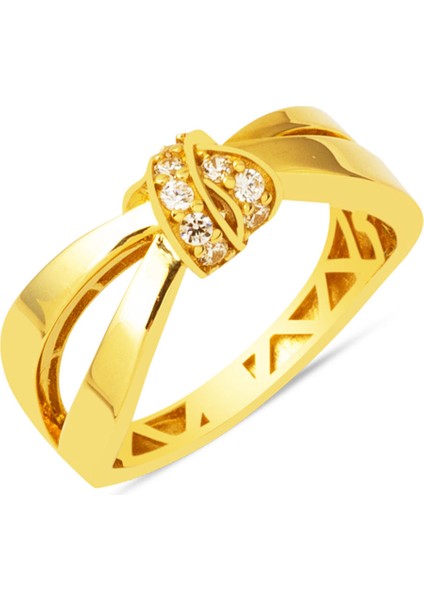 Sevgi Düğümü 14 Ayar Altın Yüzük