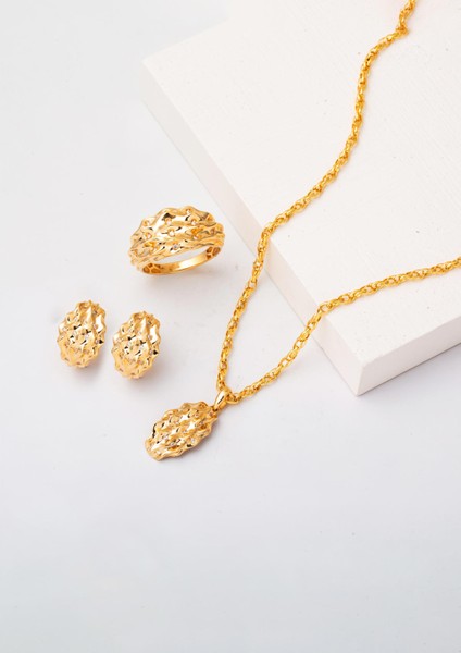 Meltem Üçlü Spor Altın Takı Seti 14 Ayar fiyatları