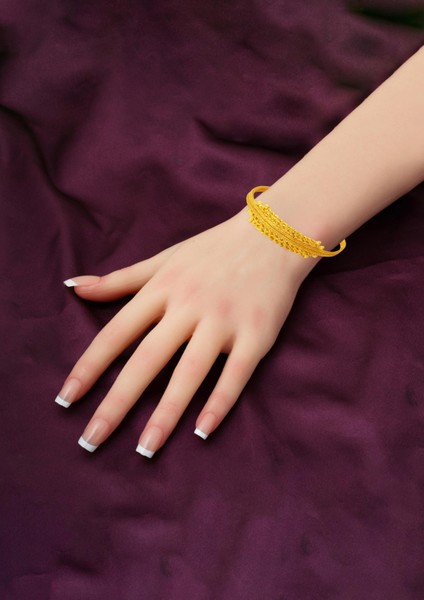 Kalze Örgü Zincirli Sarı Altın Set Takımı fırsatları