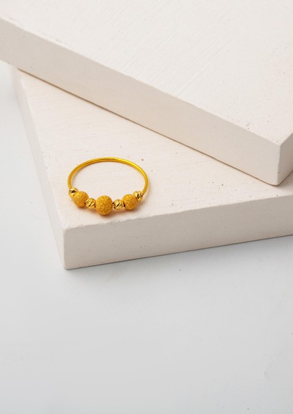 Tekli Dorika Kaburga 22 Ayar Altın Yüzük modelleri