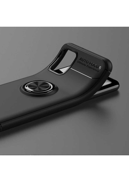 Galaxy A02S Kılıf Uzrm Ravel Silikon Kapak-Siyah-Kırmızı