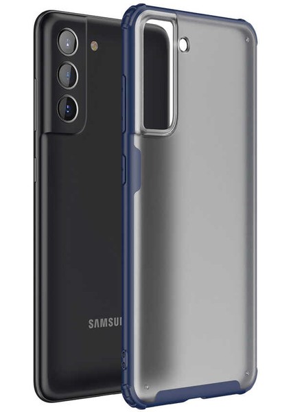 Samsung Galaxy S21 Fe Kılıf Uzrm Volks Kapak-Lacivert