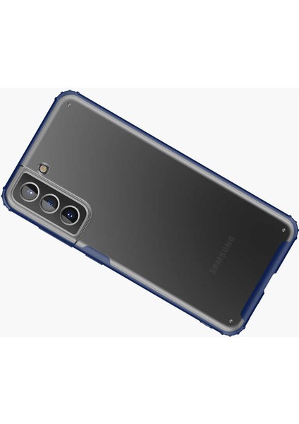 Samsung Galaxy S21 Fe Kılıf Uzrm Volks Kapak-Lacivert