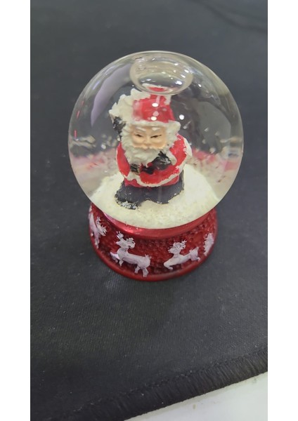 Yılbaşı Temalı Snowball 45MM Kar Küre Biblo Ev Yaşam Dekorasyon Aksesuar Cam 1 Adet