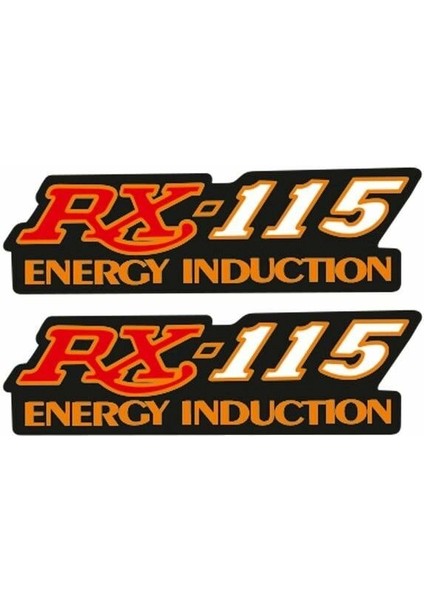 Yamaha RX115 Uyumlu Damla Stıcker Set 002