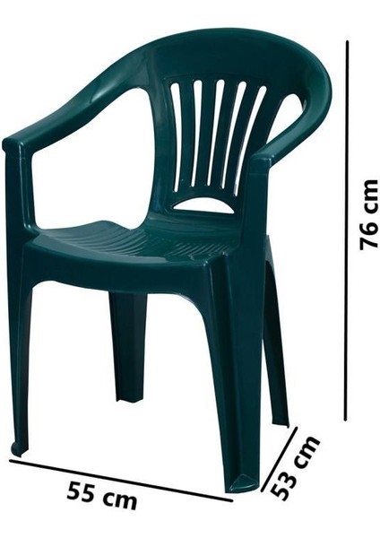 MT-GF141 Zaffiro Plastik Bahçe Balkon Sandalye 4'lü Set fiyatları