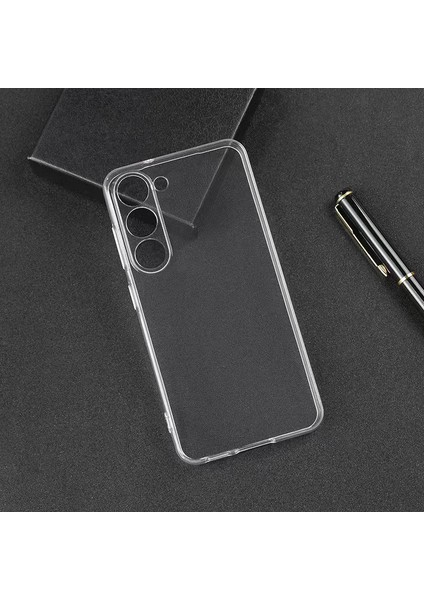 Samsung Galaxy A34 Kılıf Uzrm Süper Silikon Kapak-Renksiz