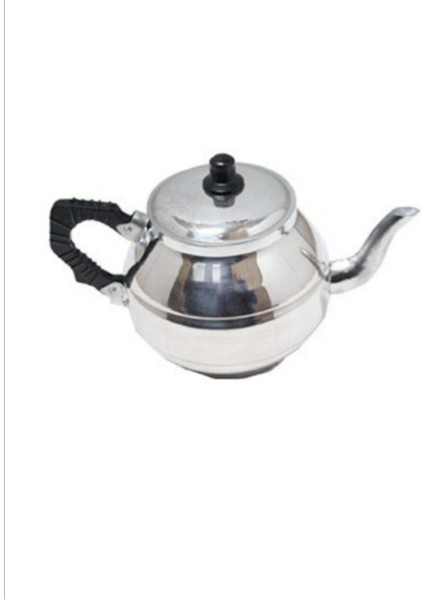 Gri Alüminyum Piknik Demliği 1.8 Litre, hafif ve dayanıklı tasarım
