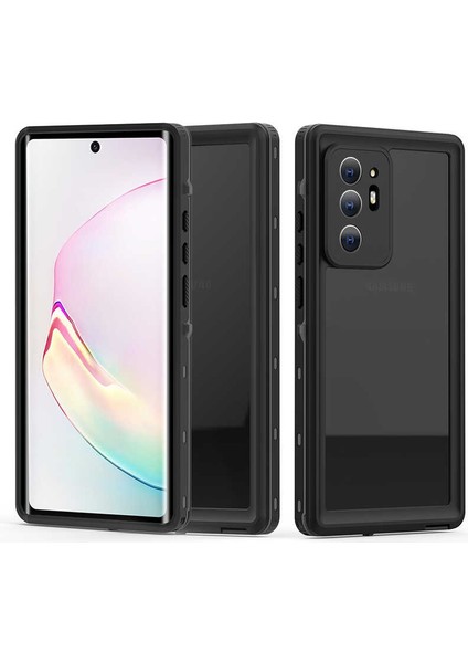 Samsung Galaxy Note 20 Ultra Kılıf 1-1 Su Geçirmez Kılıf-Siyah