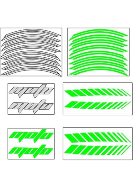 Florasan Yeşil Universal Racing Şerit 2