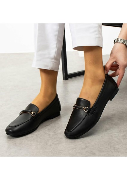 Venüs 25484205 Hakiki Deri Kadın Loafer Ayakkabı