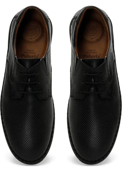 Polaris 107330 Erkek Hakiki Deri El Saraç Dikişli 5 Nokta Anatomik Taban Bağcıklı Ayakkabı modelleri