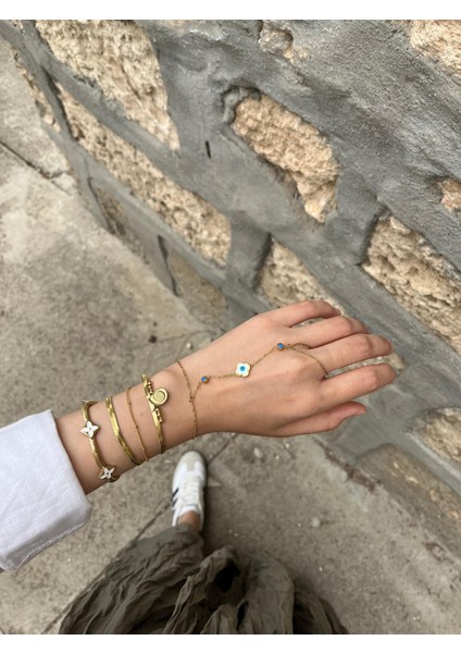 Nazar Boncuğu Yonca Şahmeran Çelik Gold Şahmeran fiyatları